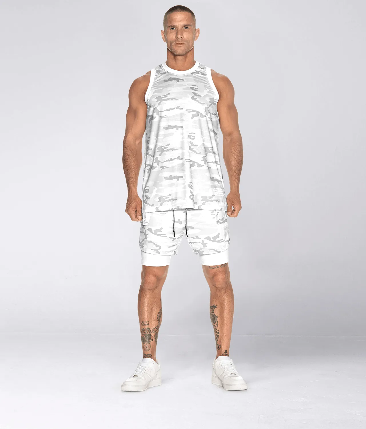 3600 . AirPro Regular-Fit Shorts - White Camo