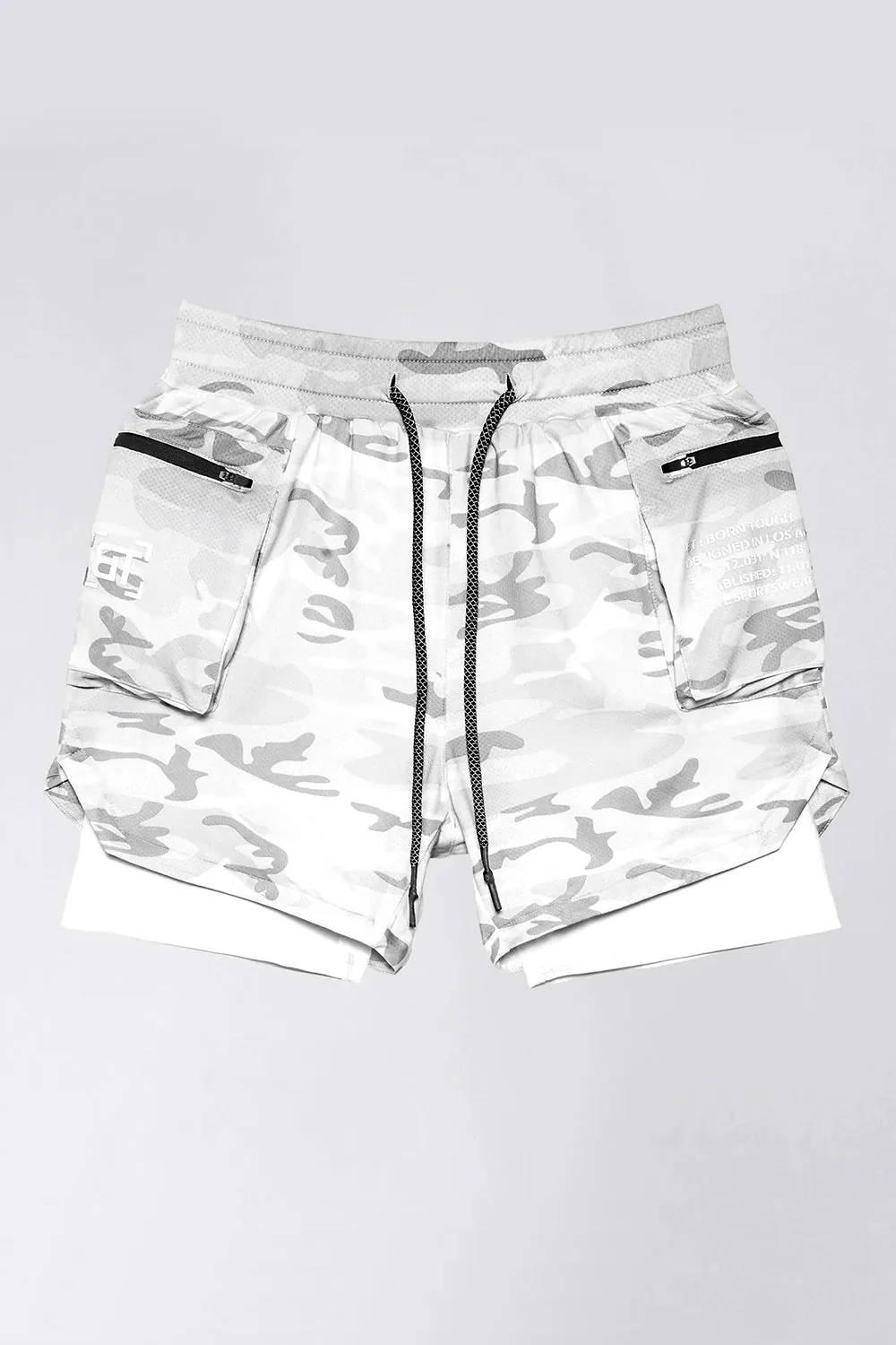 3600 . AirPro Regular-Fit Shorts - White Camo