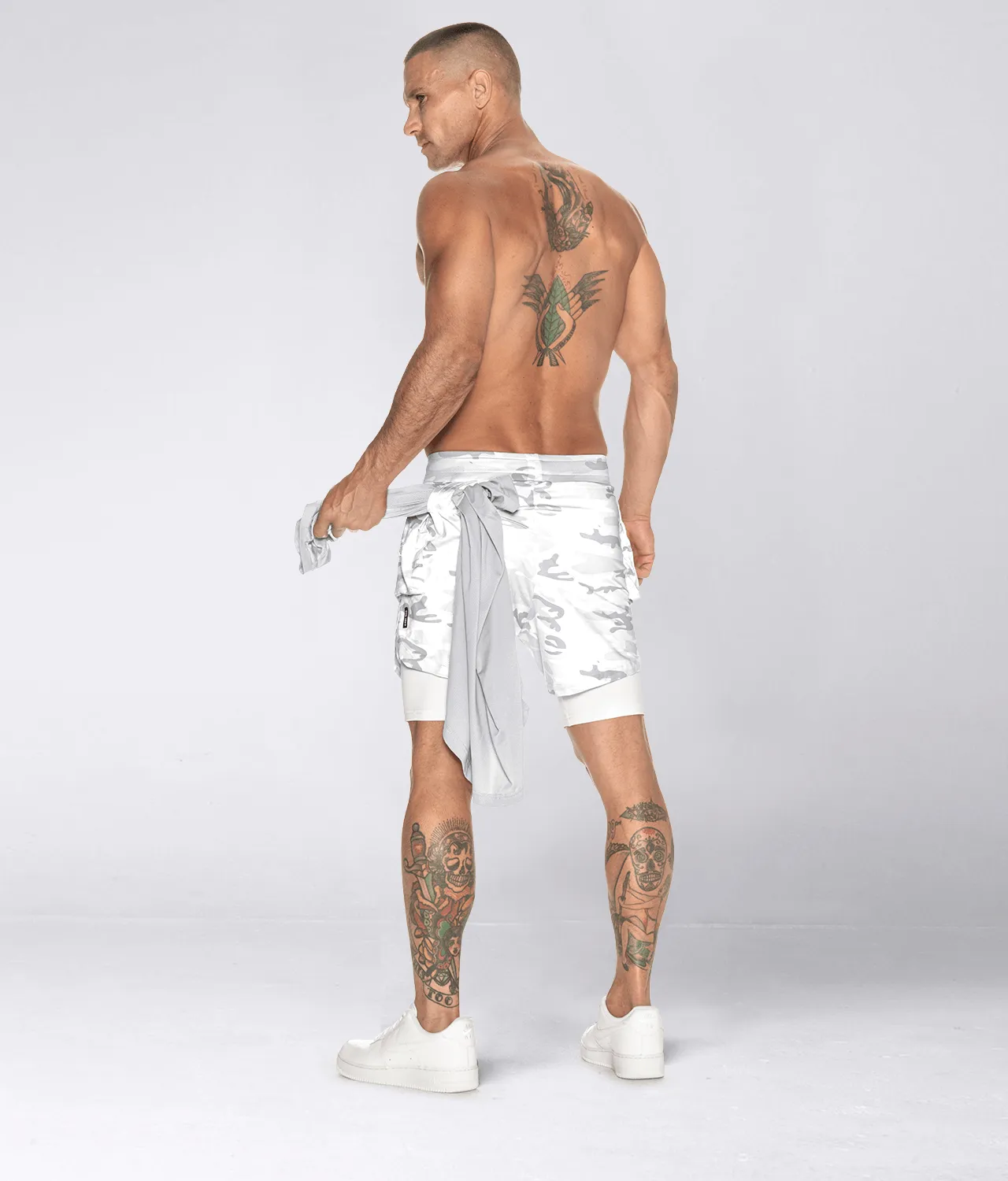 3600 . AirPro Regular-Fit Shorts - White Camo