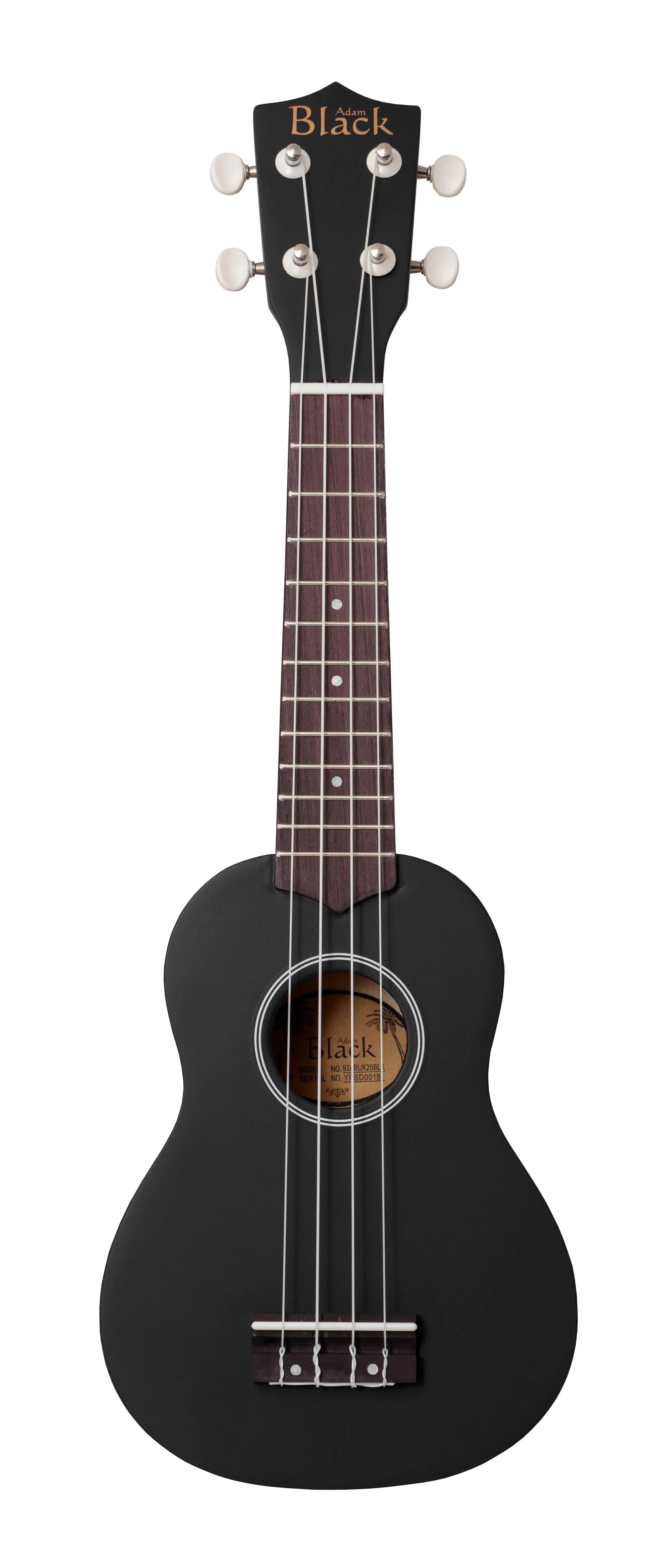 Adam Black Soprano Ukulele 20 Black