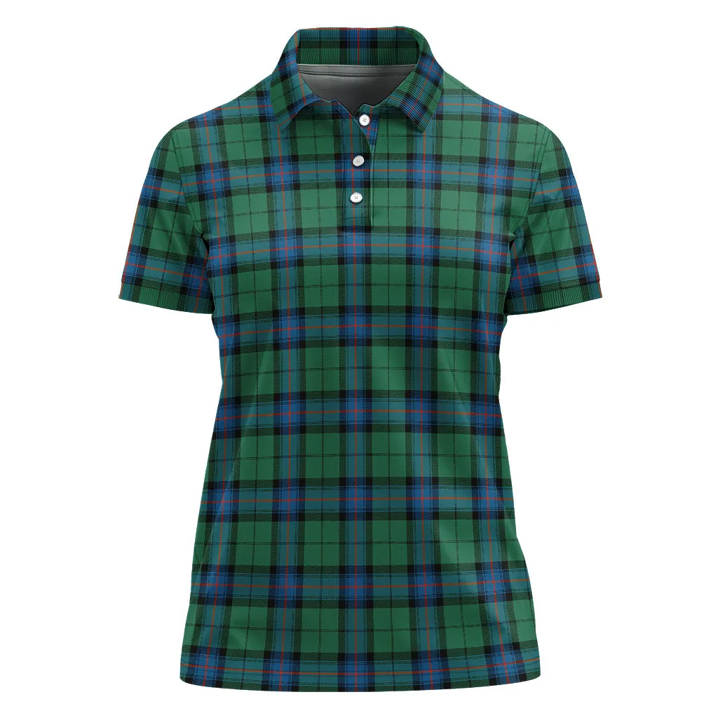 Armstrong Ancient Tartan Polo Shirt For Women