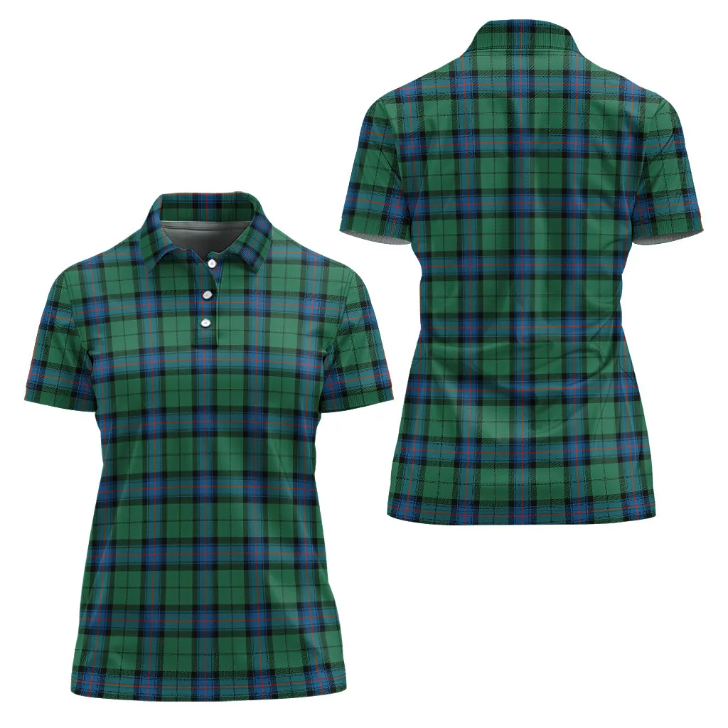 Armstrong Ancient Tartan Polo Shirt For Women