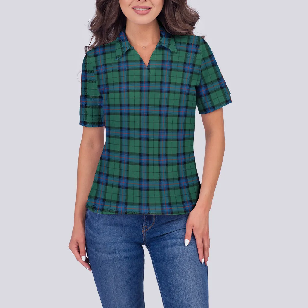 Armstrong Ancient Tartan Polo Shirt For Women