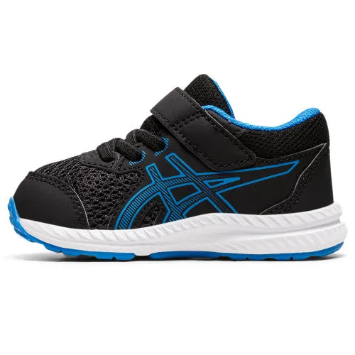 ASICS Contend 8 TS - Kids - Black/Electric Blue