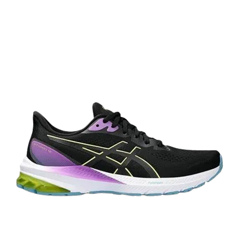 ASICS GT-1000 12 - WOMEN - BLACK/GLOW YELLOW