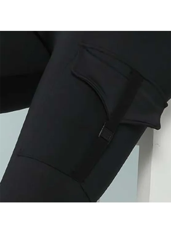 BJX High Waist solid Leggings with pockets