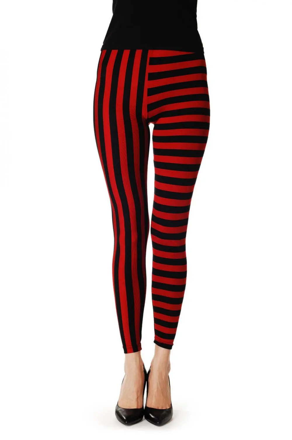 Black & Red Horizontal Strips