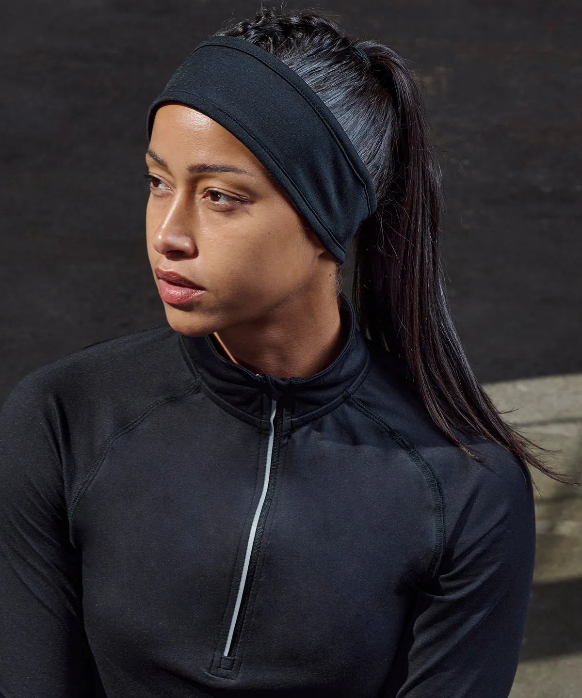 Black - Running headband