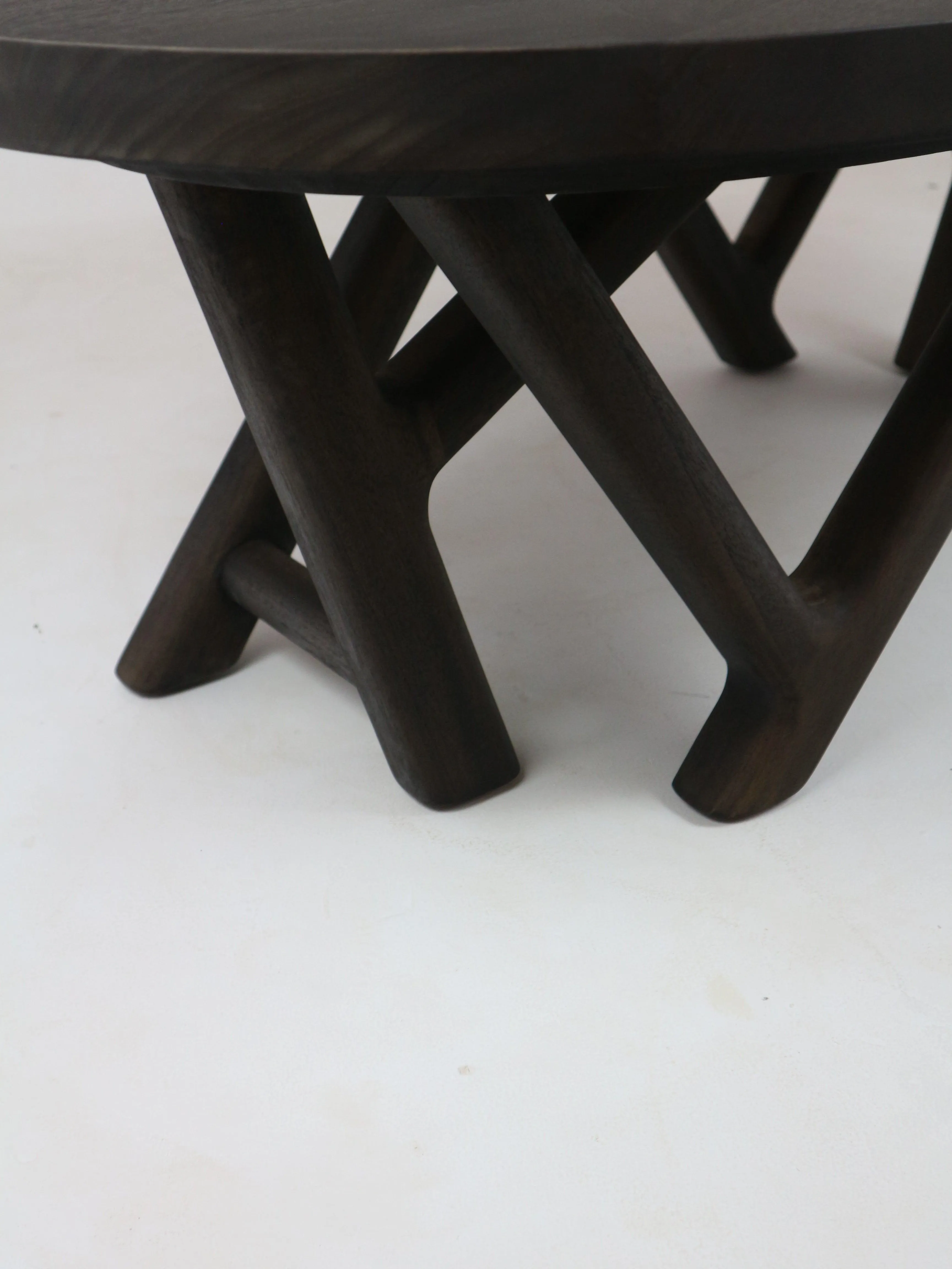 Brauden Coffee Table in Mahogany Smoked Black