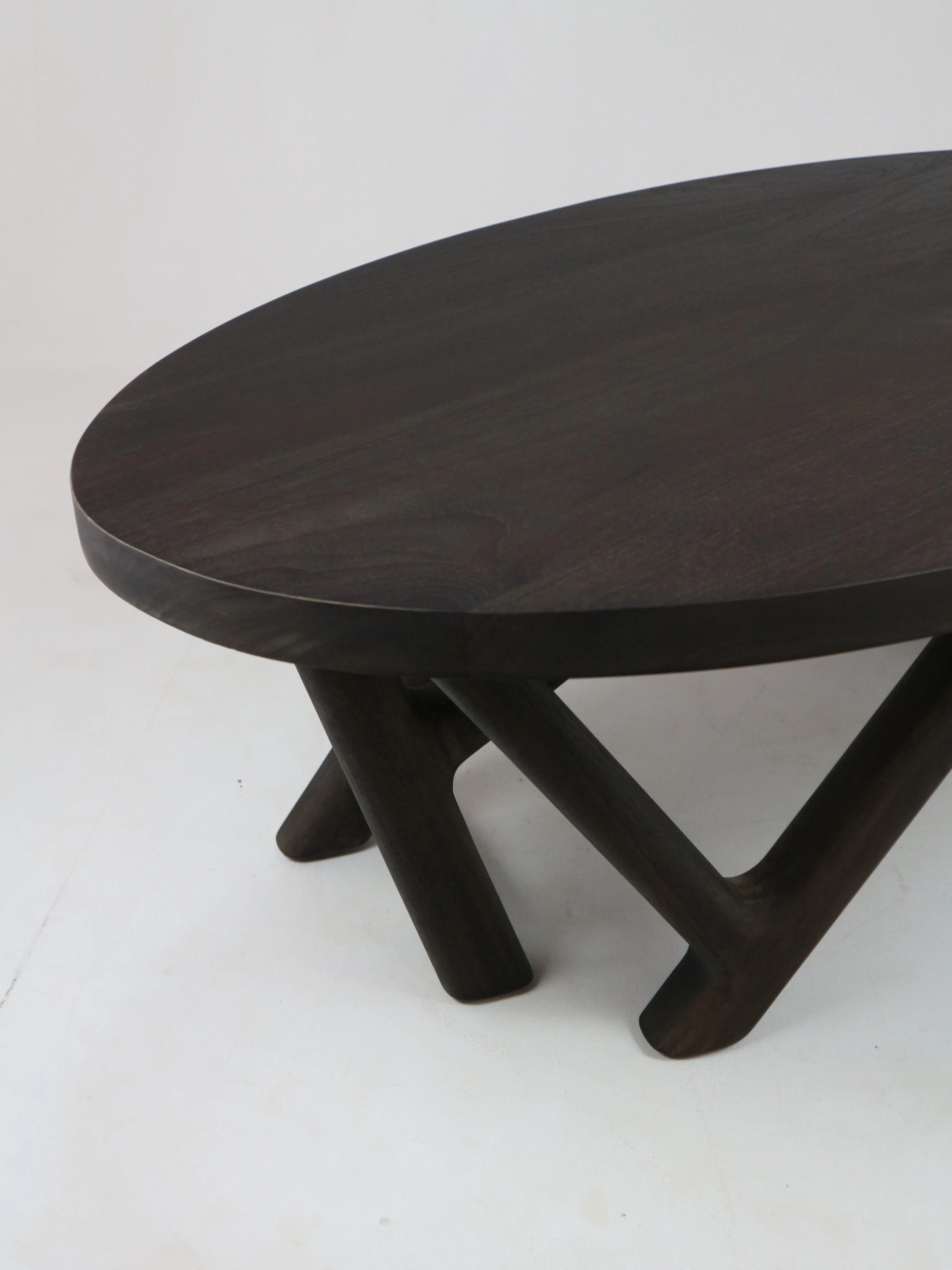 Brauden Coffee Table in Mahogany Smoked Black