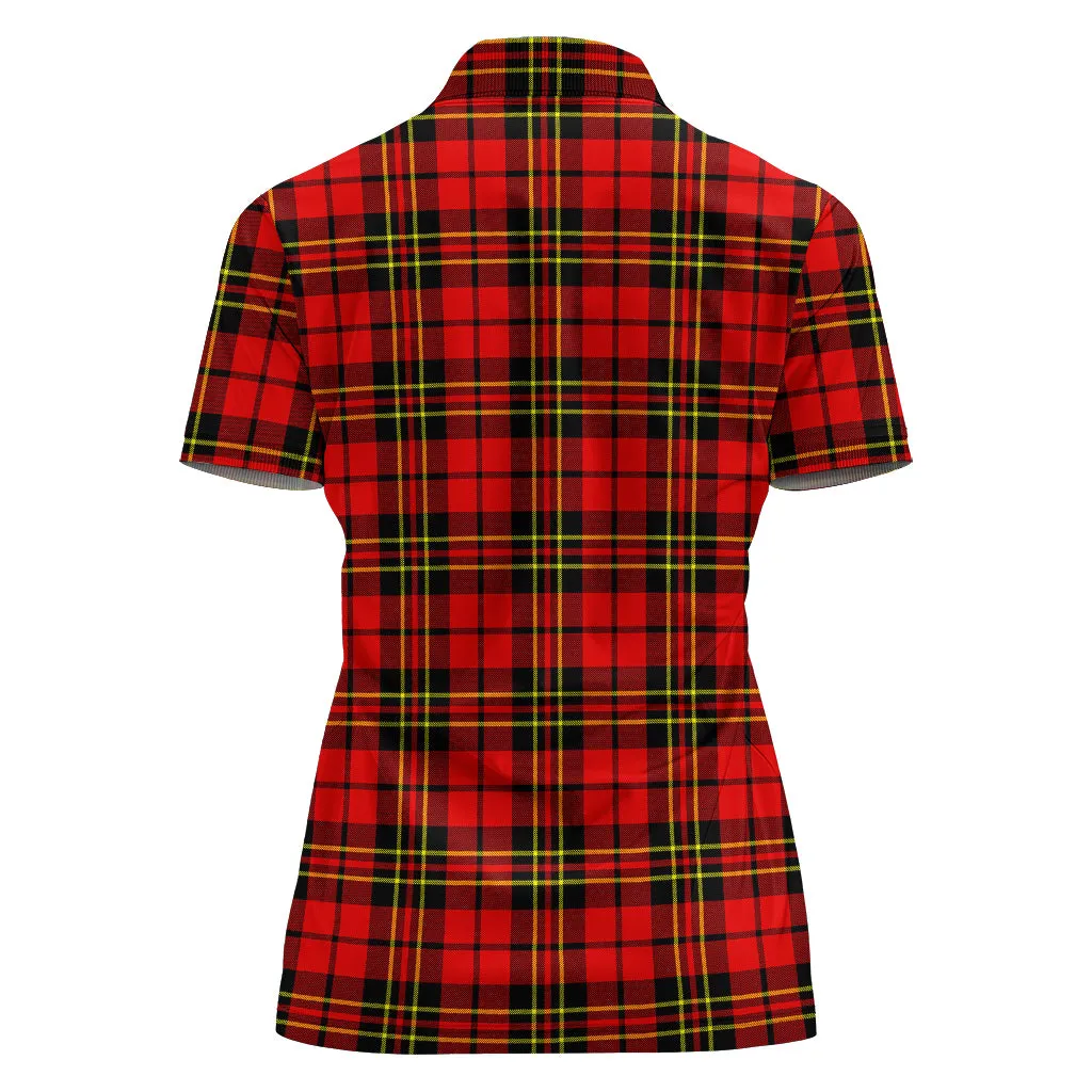 Brodie Modern Tartan Polo Shirt For Women