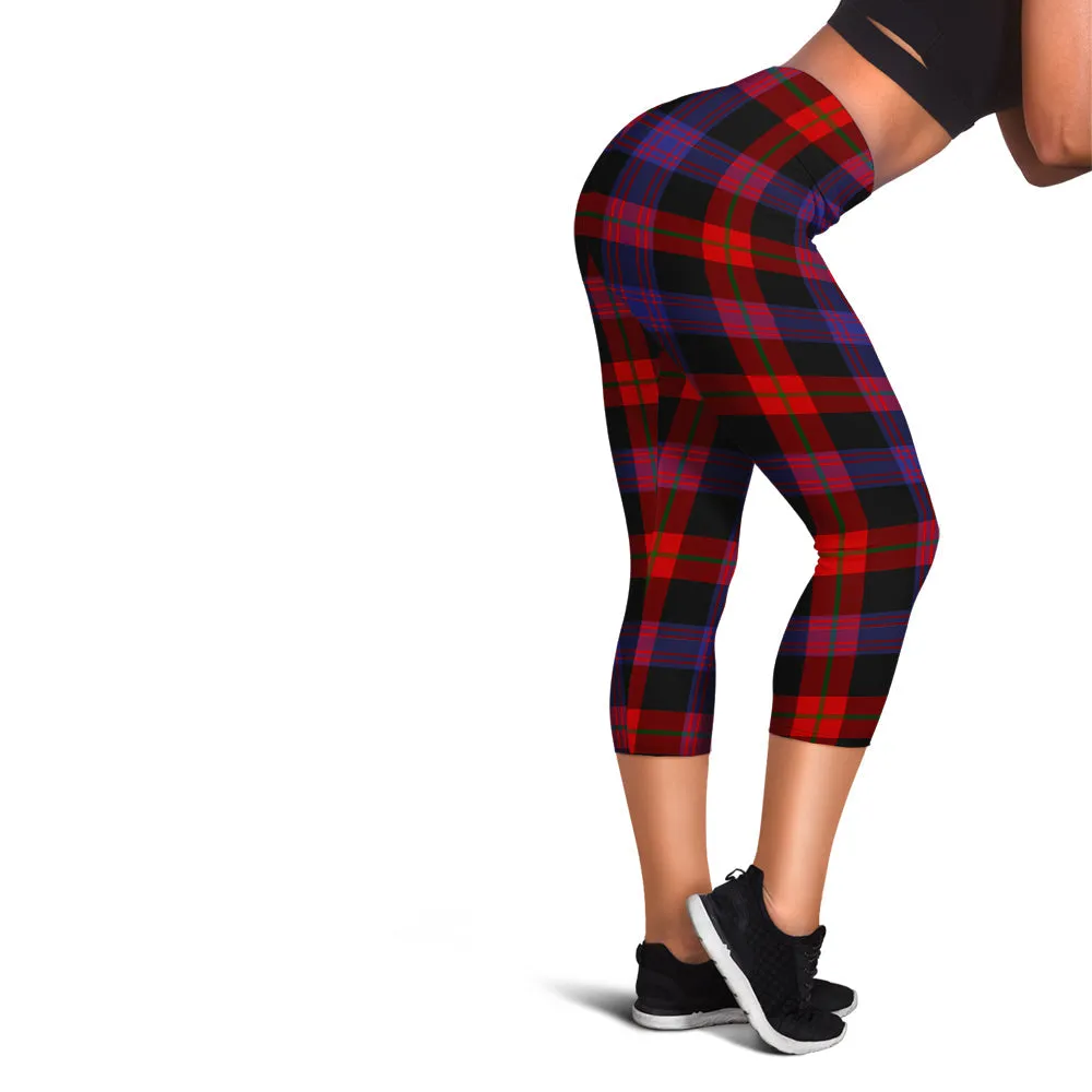 Broun Modern Tartan Womens Leggings