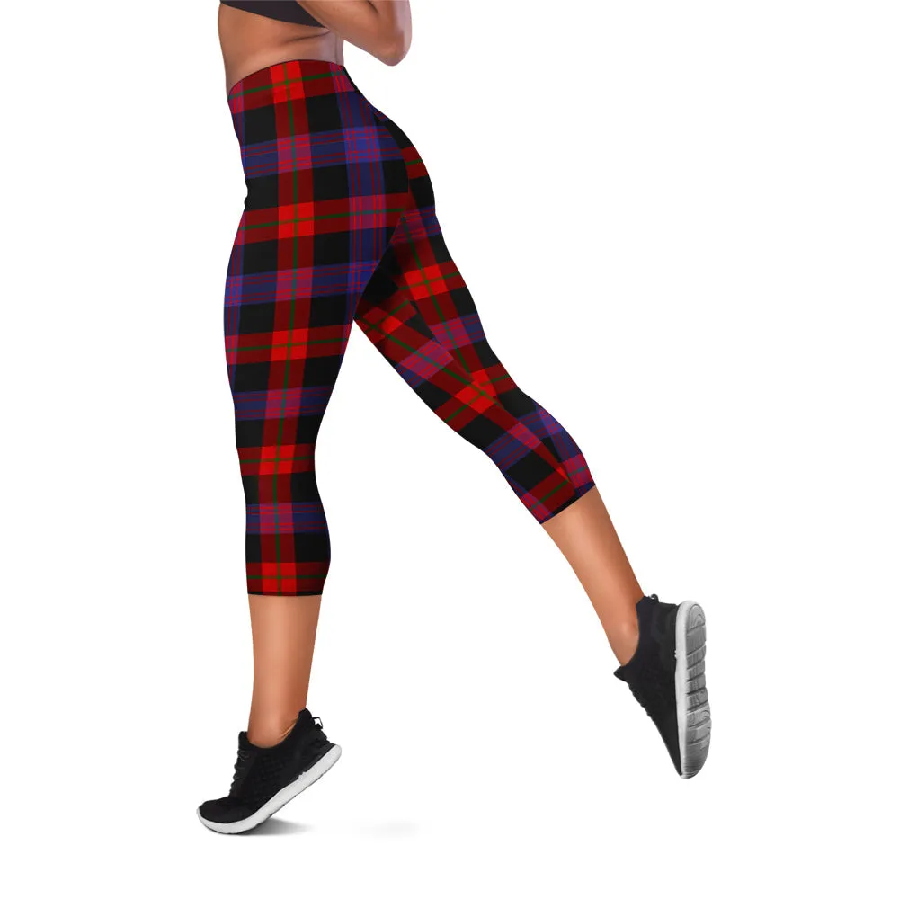 Broun Modern Tartan Womens Leggings