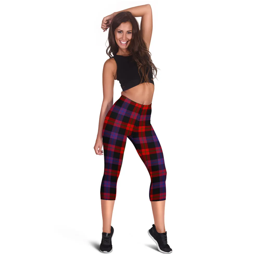 Broun Modern Tartan Womens Leggings