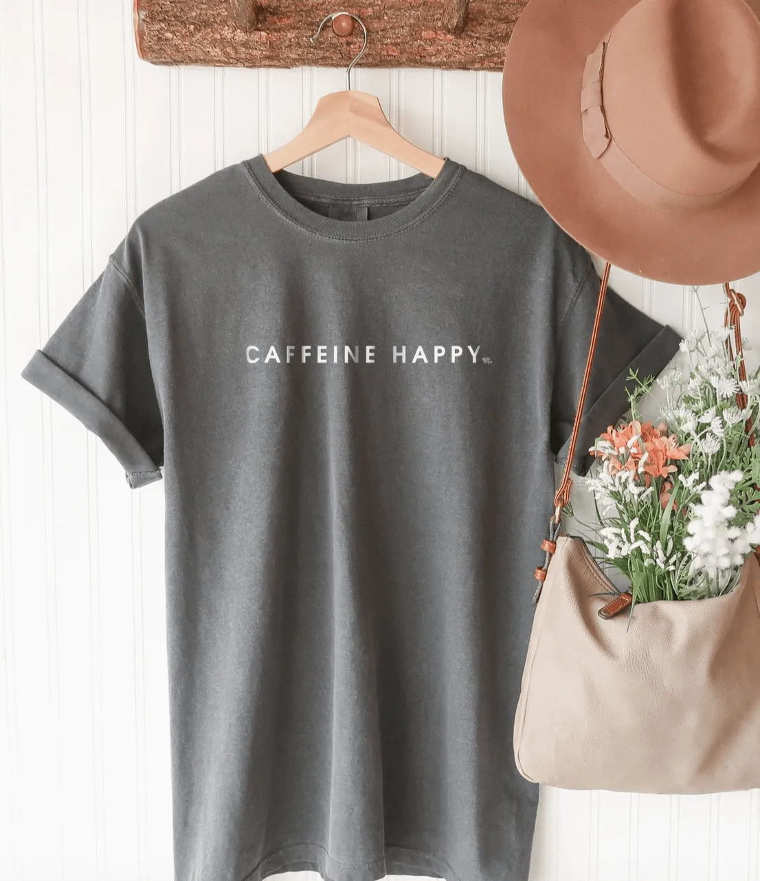 CAFFEINE HAPPY TEE