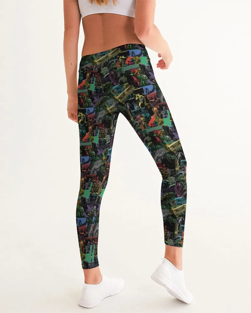 Cali Roots Riddim Collection All Over Print Women's Yoga Pants