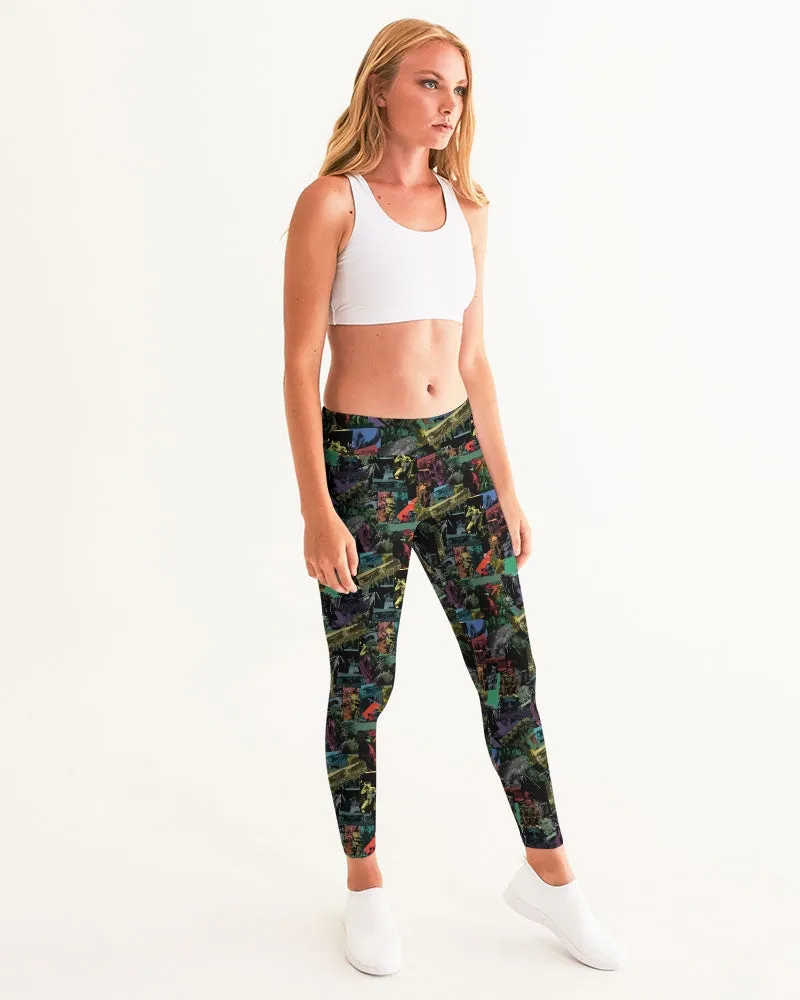 Cali Roots Riddim Collection All Over Print Women's Yoga Pants