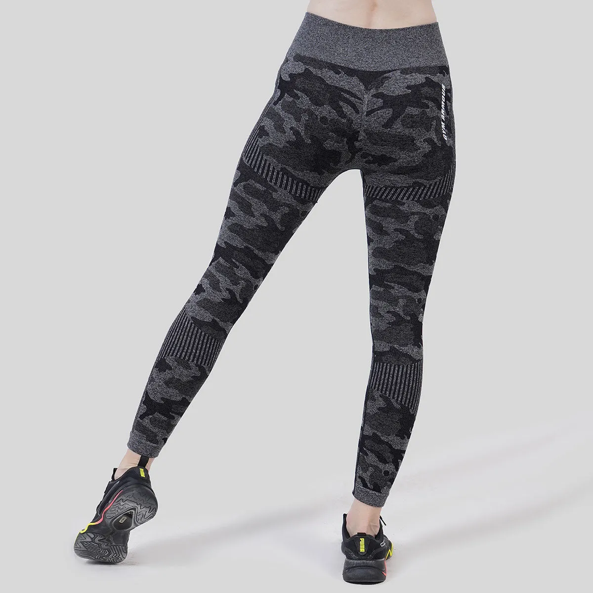 Camo Seamless Leggings (Black)