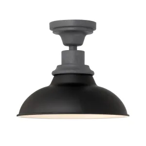 Carter Outdoor Flush Mount, Black