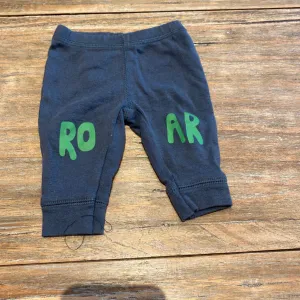 Carters grey and green roar leggings Newborn