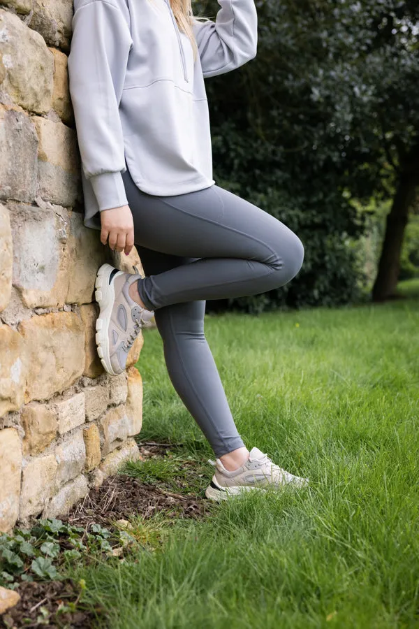 Comfort Max Pewter Grey 2 Pocket Full Leggings