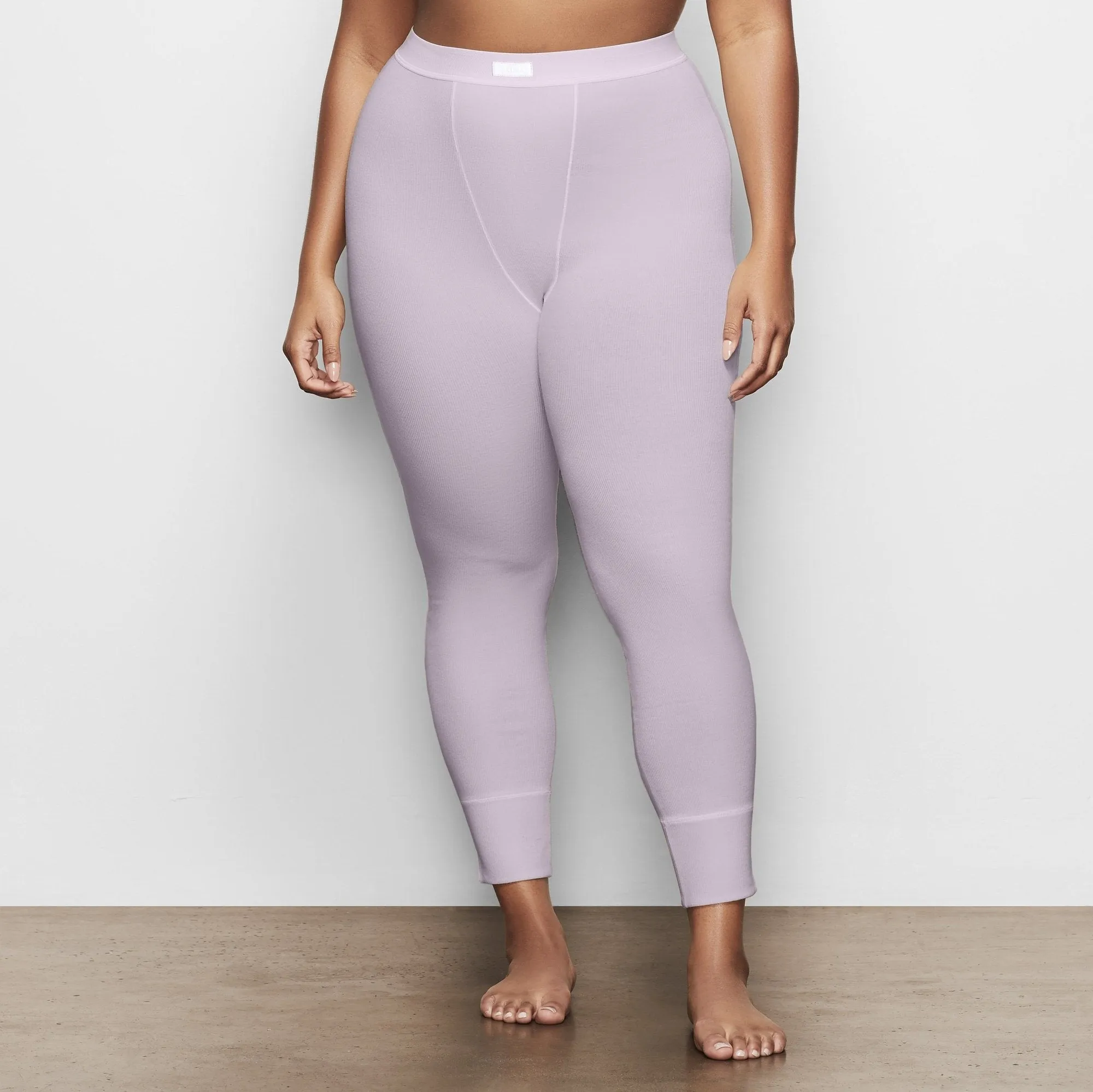 COTTON RIB LEGGING | IRIS MICA