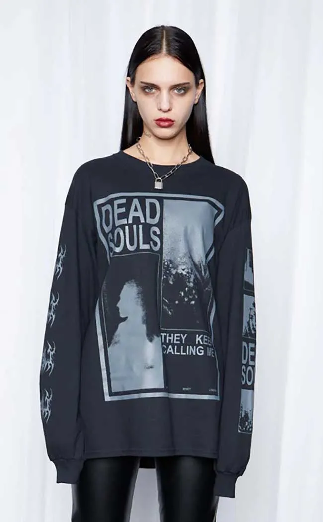 Dead Souls Oversized Long Sleeve Tee