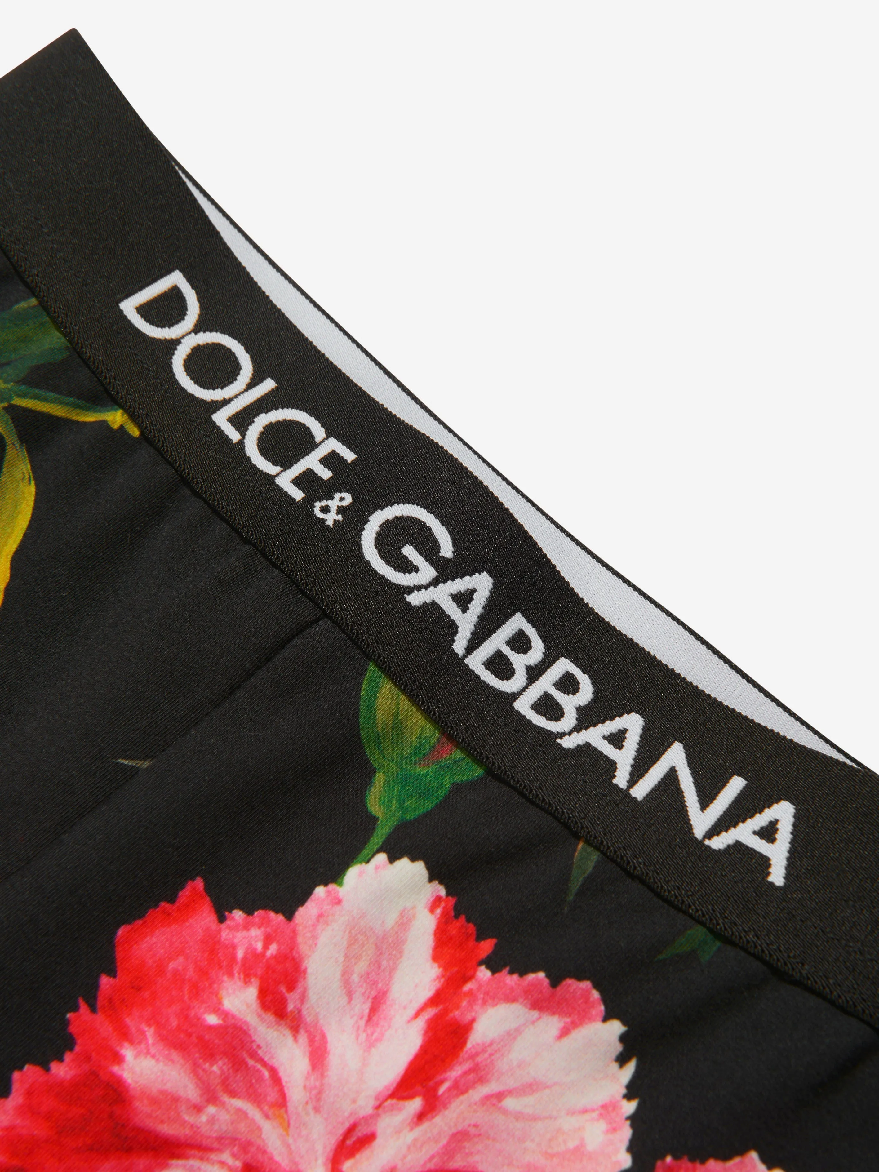 Dolce & Gabbana Girls Carnation Print Leggings