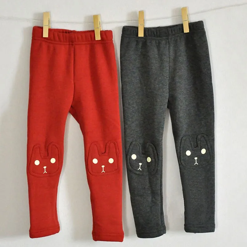 Embroidered stretch padded and velvet leggings