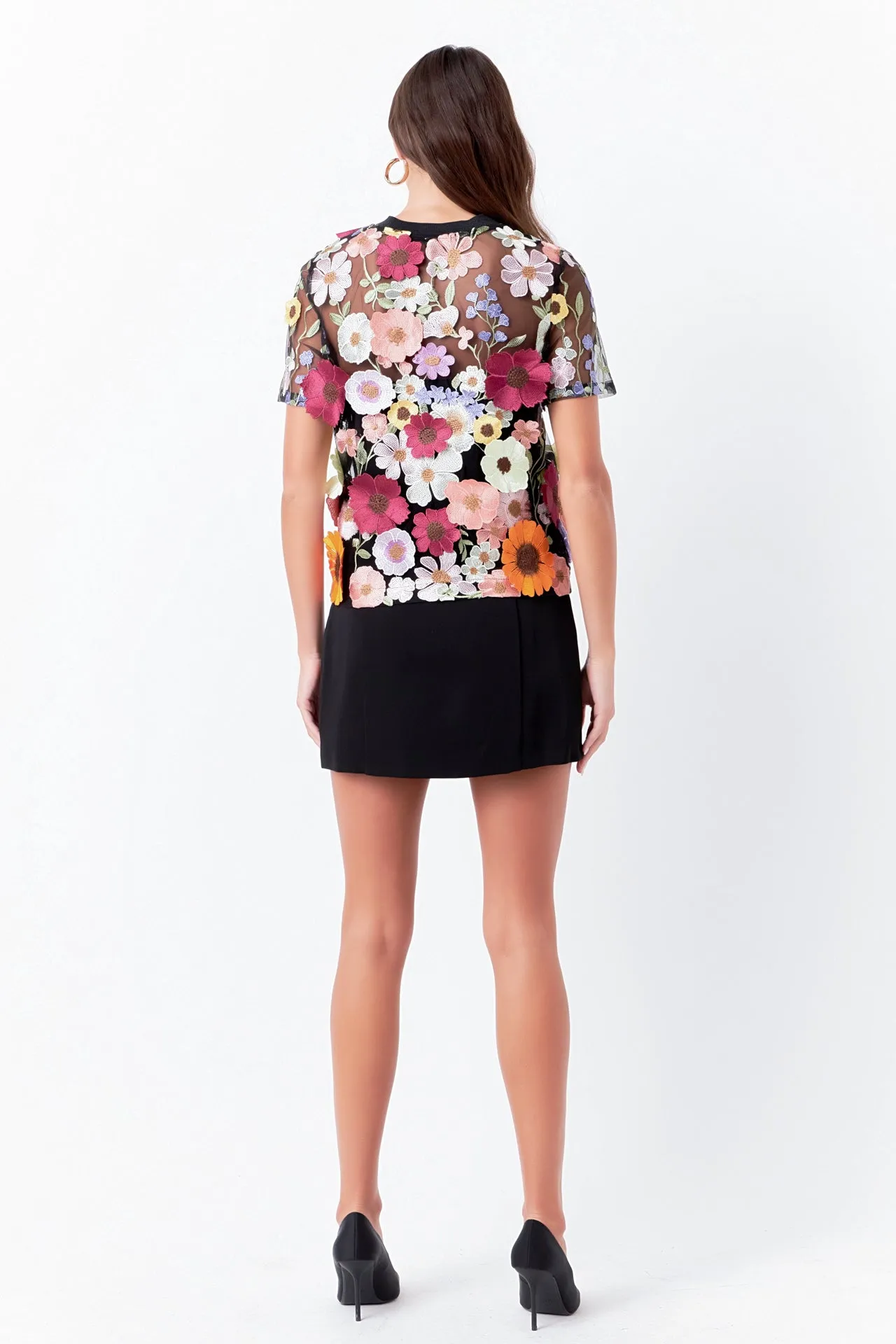 Endless Rose - Floral Embroidered Top