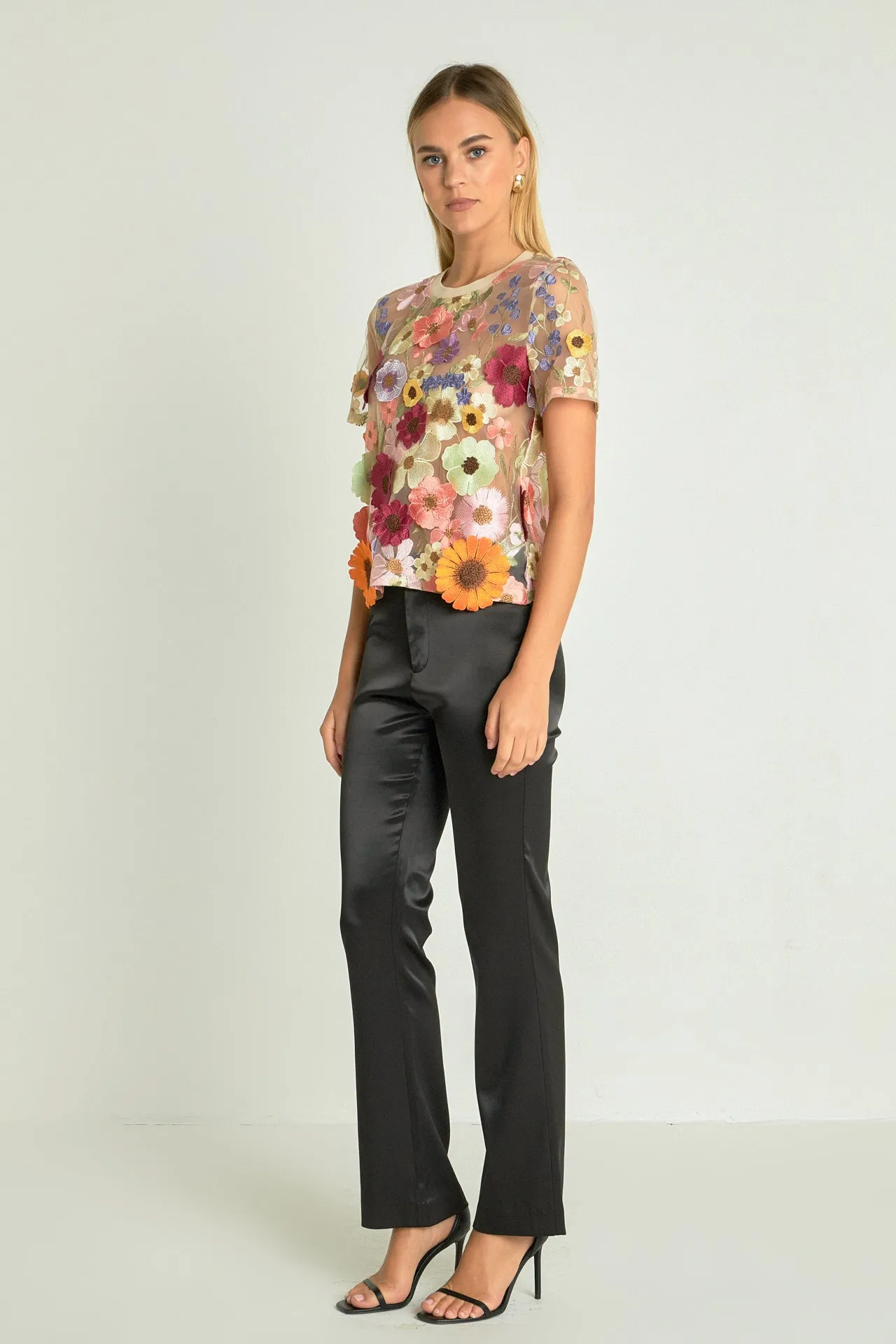 Endless Rose - Floral Embroidered Top