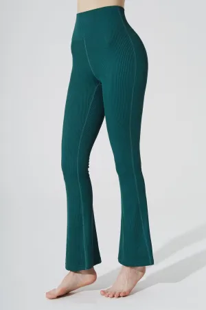 Evana Flare Ribbed Legging - Botanic