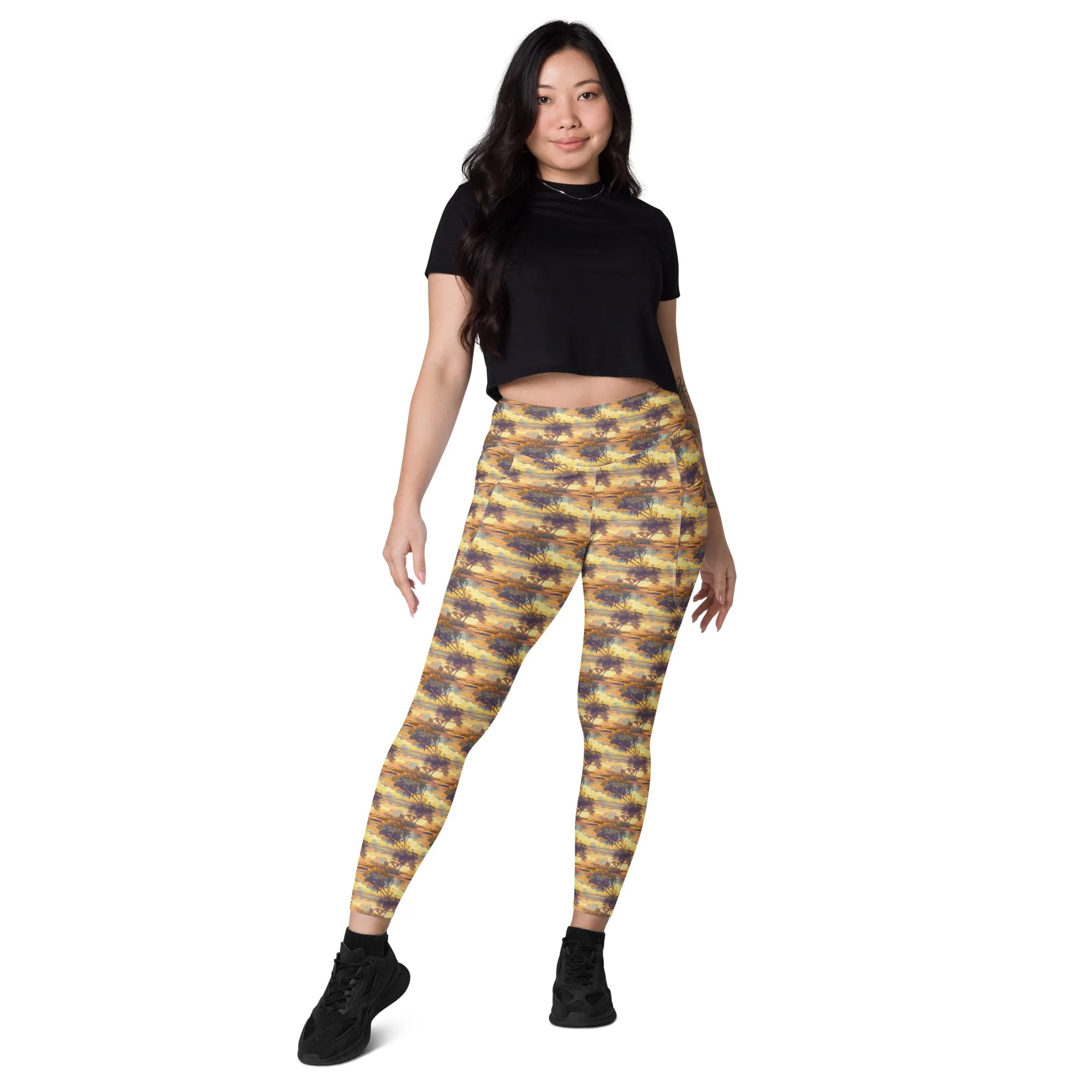 Florida Firesky- Leggings with pockets