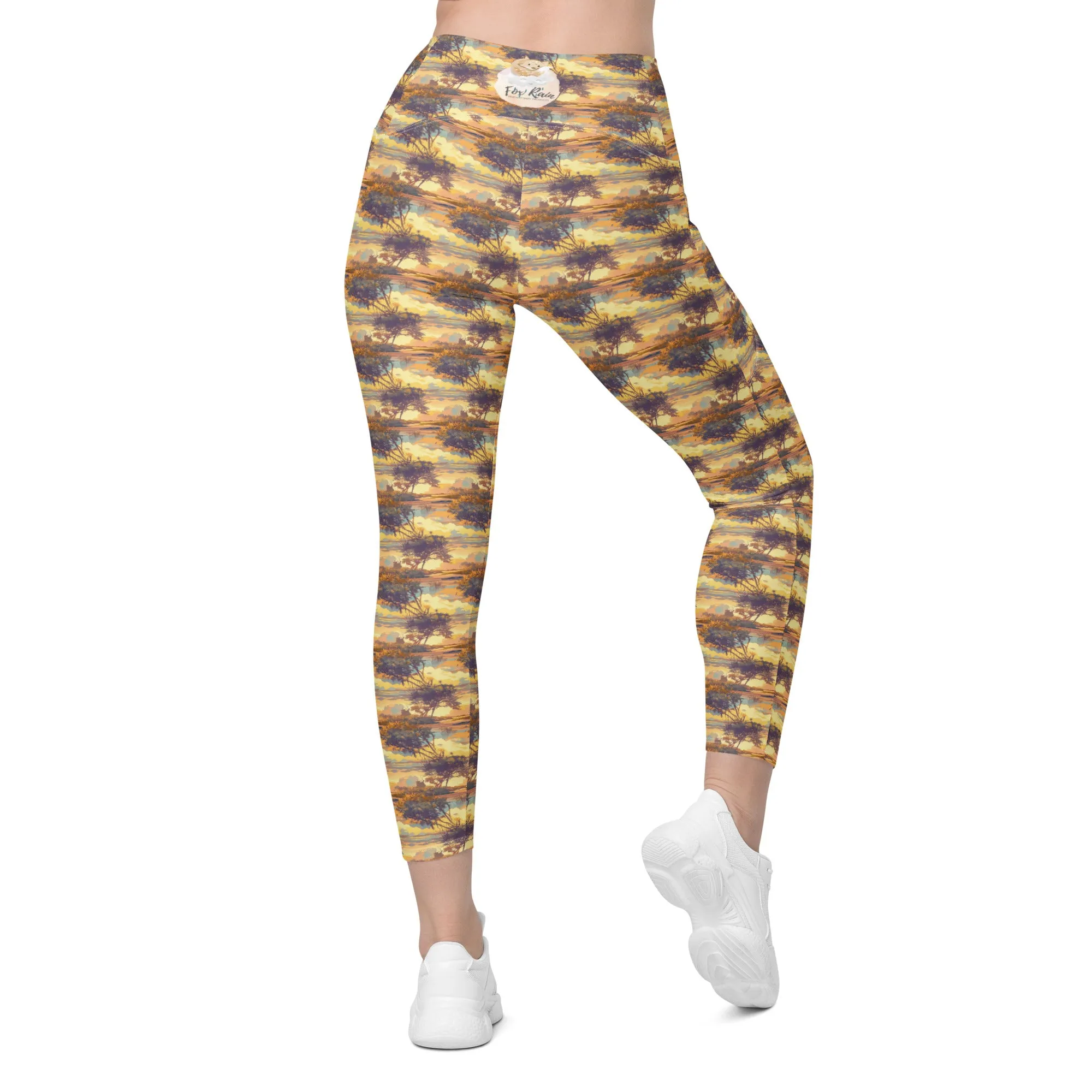 Florida Firesky- Leggings with pockets