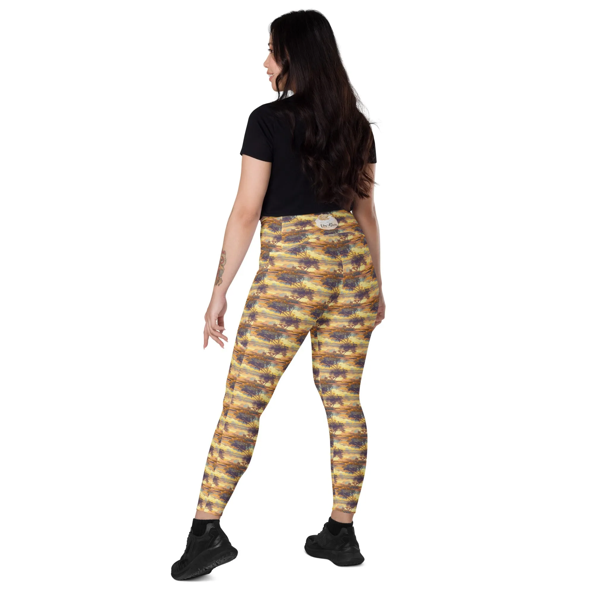 Florida Firesky- Leggings with pockets