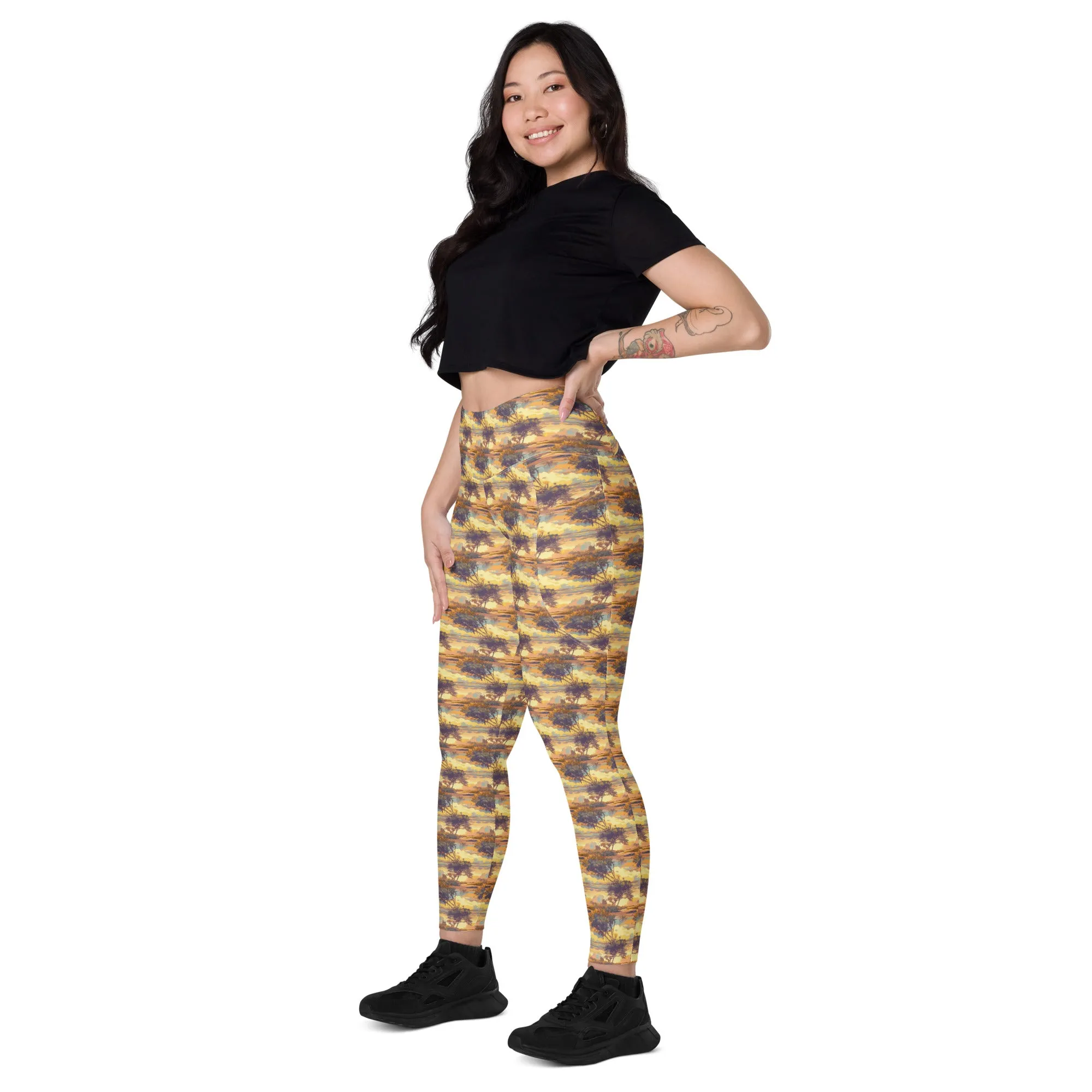 Florida Firesky- Leggings with pockets