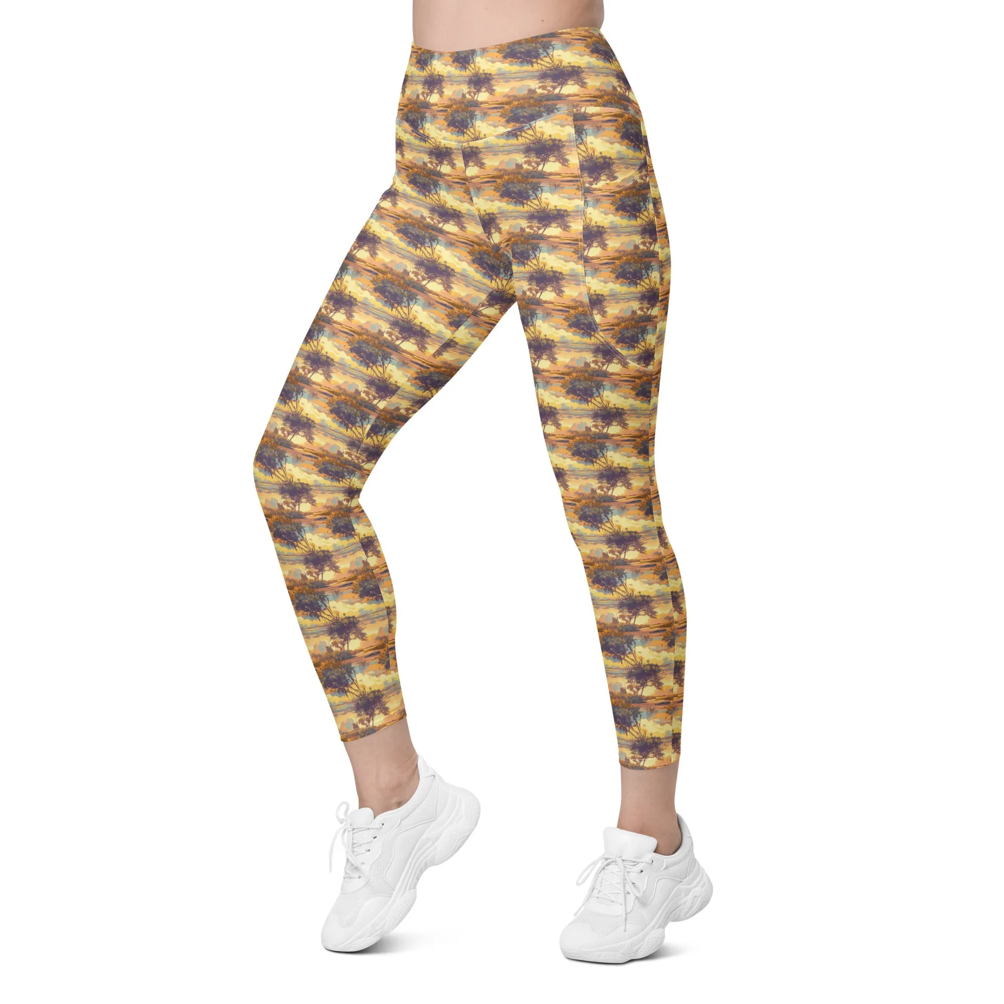 Florida Firesky- Leggings with pockets