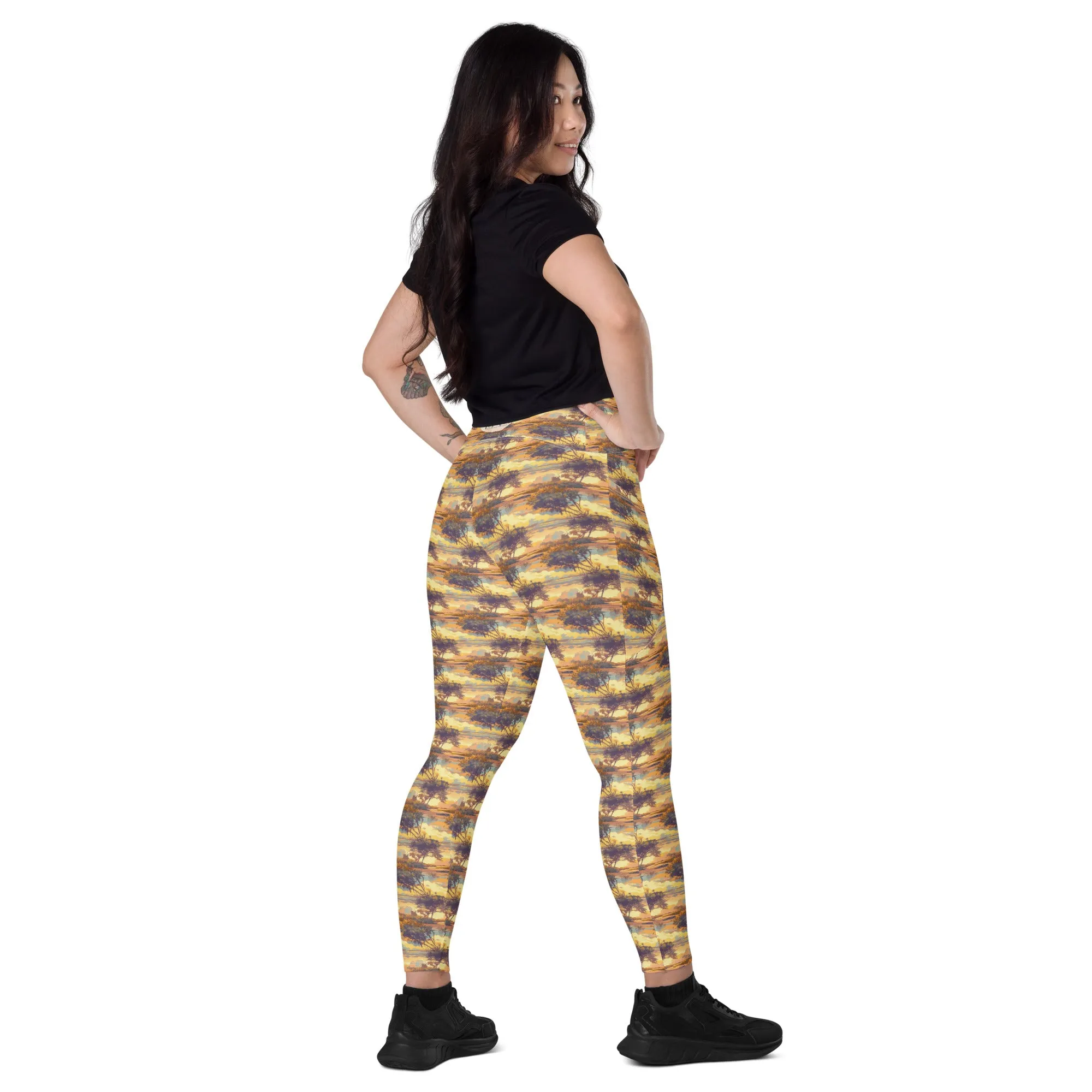 Florida Firesky- Leggings with pockets