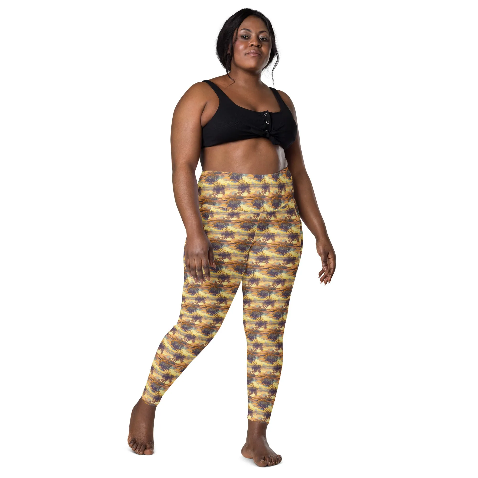 Florida Firesky- Leggings with pockets