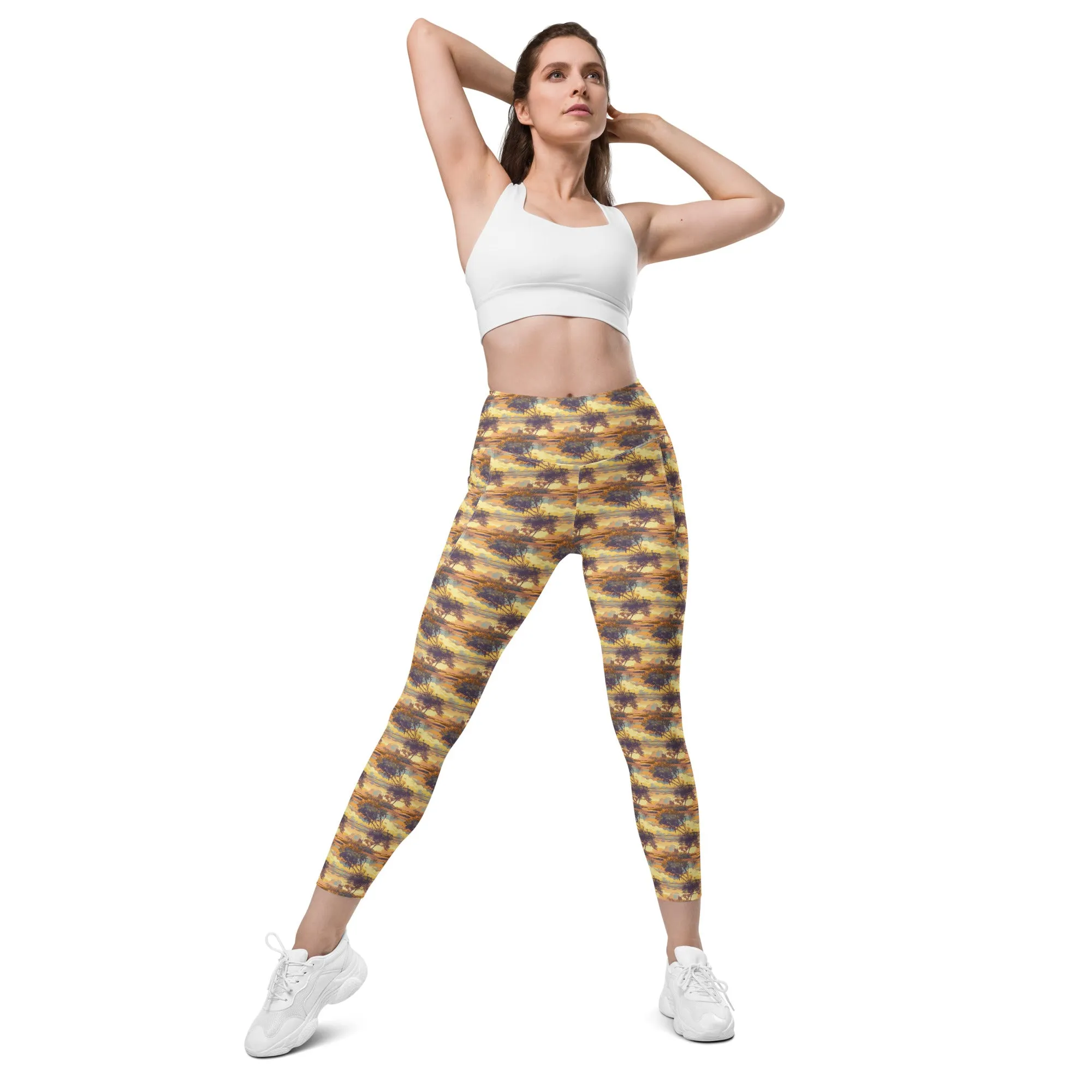 Florida Firesky- Leggings with pockets