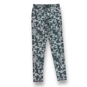 Girls Champion Size 10/11 Gray Camo Athletic Leggings