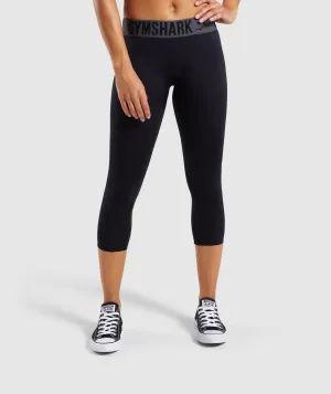 Gymshark Fit Cropped Leggings - Black