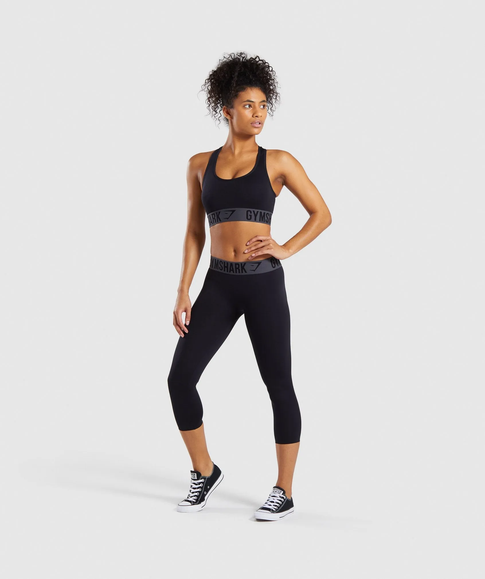 Gymshark Fit Cropped Leggings - Black