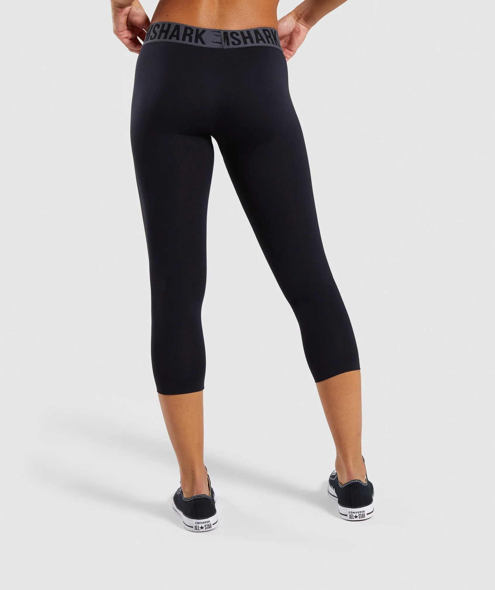 Gymshark Fit Cropped Leggings - Black