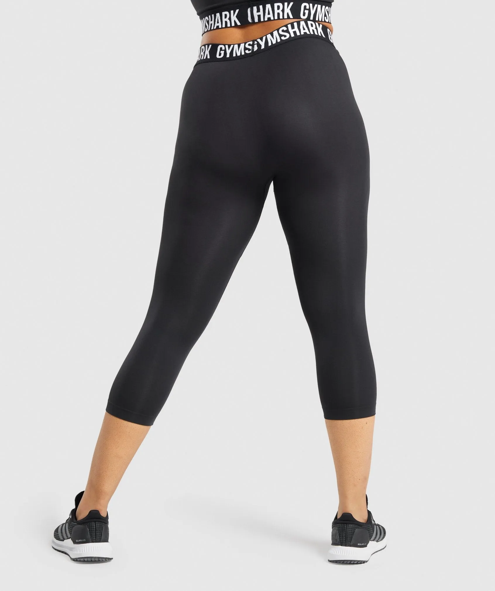 Gymshark Fit Seamless Cropped Leggings - Black