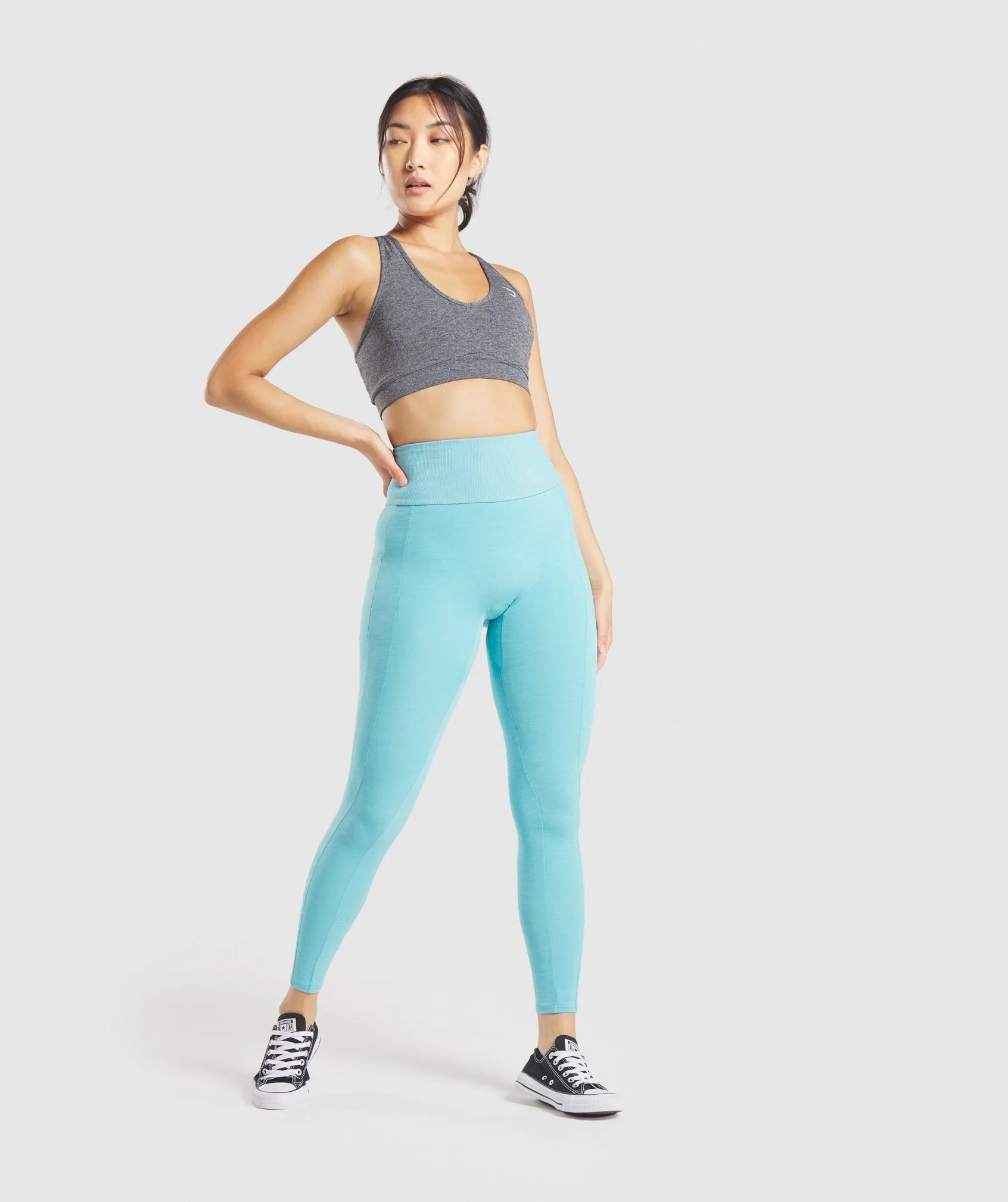 Gymshark Sol Lift Leggings - Light Blue