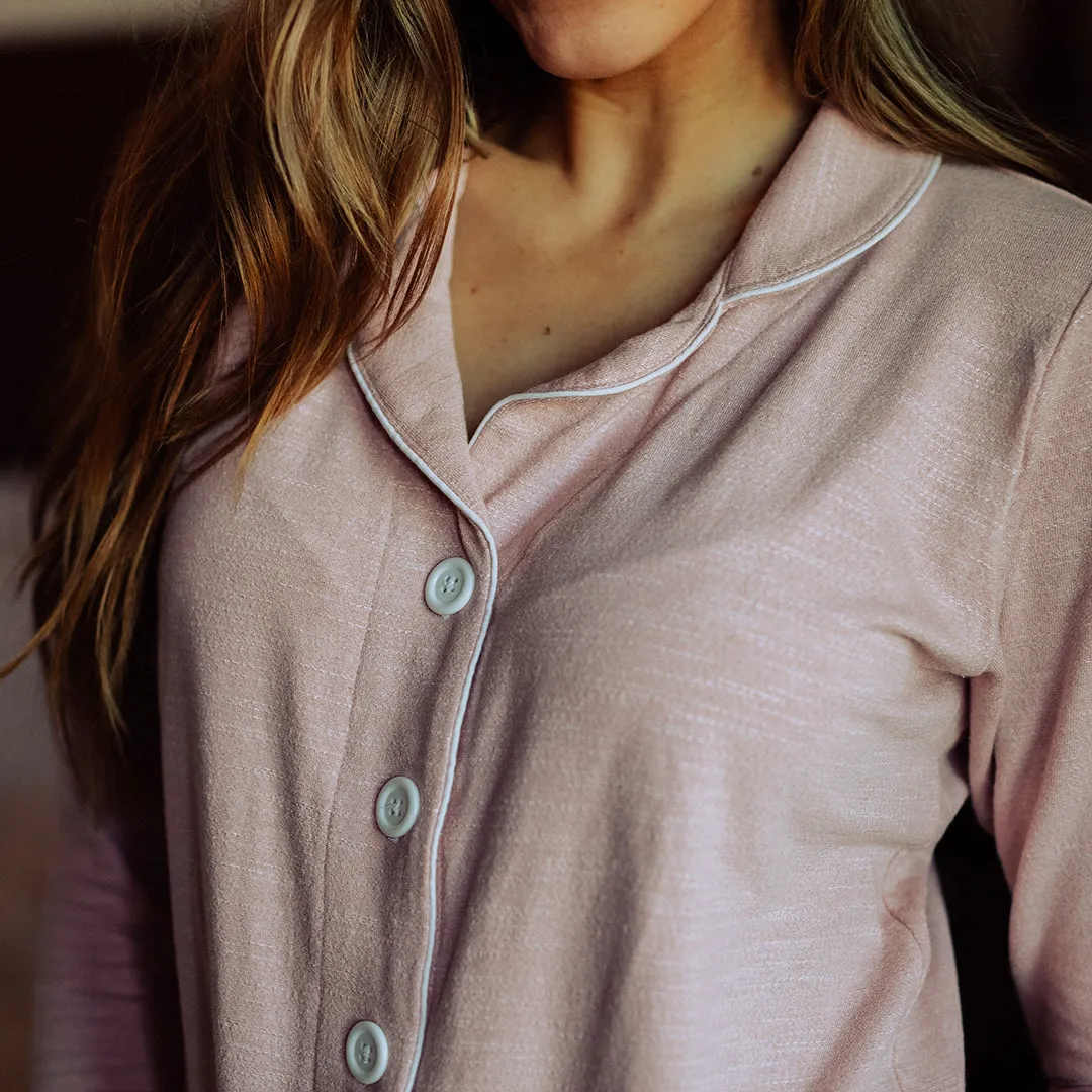 Ice Pink Slumber Button Down