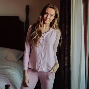 Ice Pink Slumber Button Down