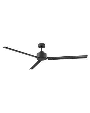 Indy 72" Ceiling Fan in Matte Black