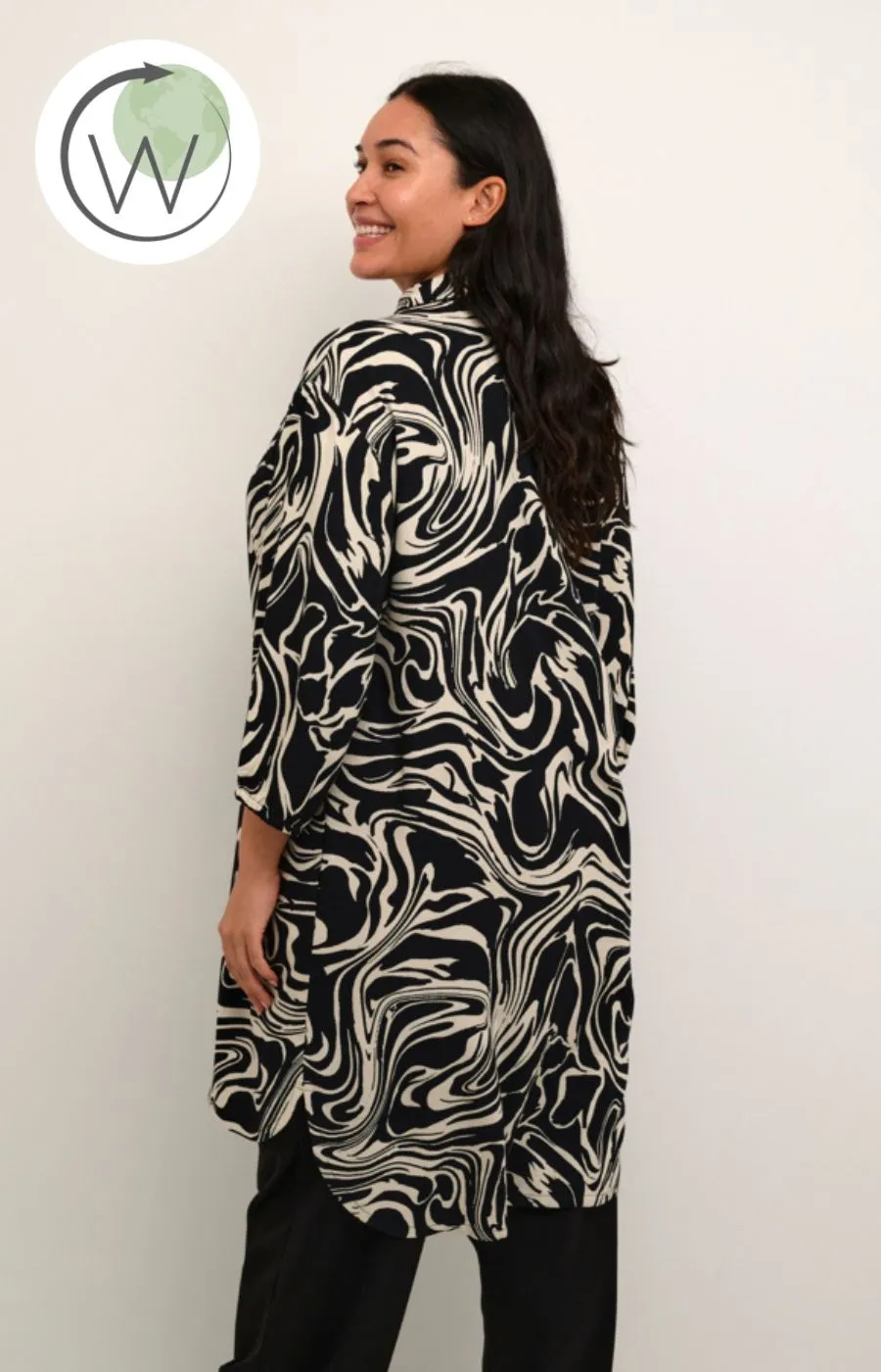 Kaffe Curve Printed Cala Tunic